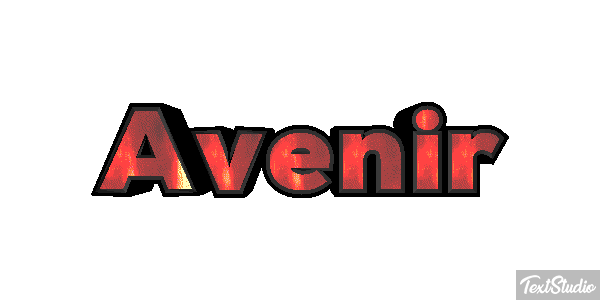 Avenir Effetto testo