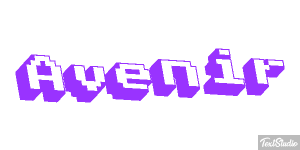 Avenir Effetto testo