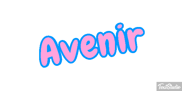 Avenir Effetto testo