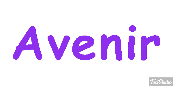 Avenir Effetto testo