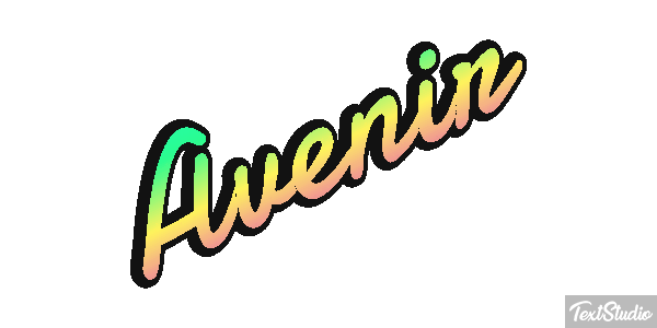Avenir Effetto testo