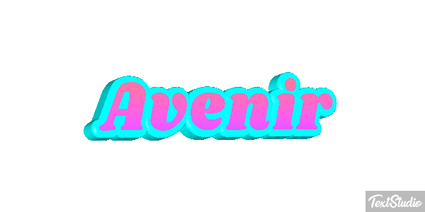 Avenir Effetto testo