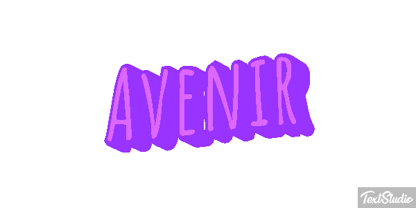 Avenir Effetto testo