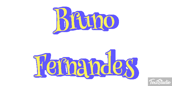 Bruno Fernandes Text effect