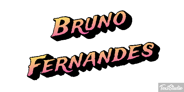 Bruno Fernandes Text effect