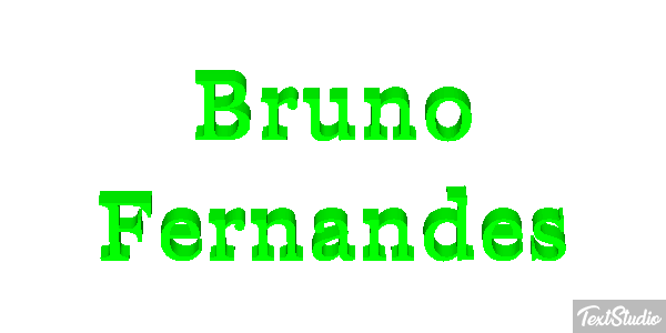 Bruno Fernandes Text effect