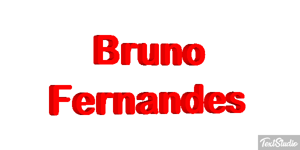 Bruno Fernandes Text effect