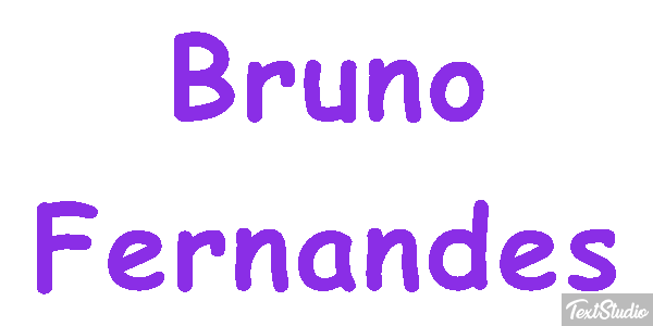 Bruno Fernandes Text effect
