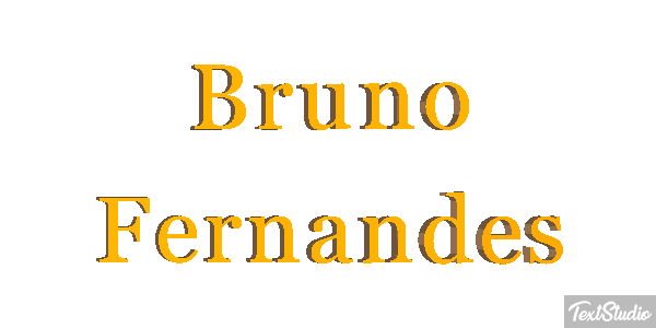 Bruno Fernandes Text effect