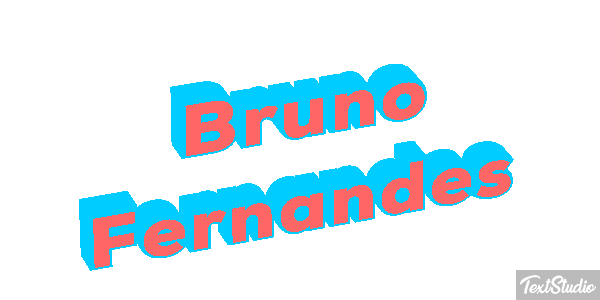 Bruno Fernandes Text effect