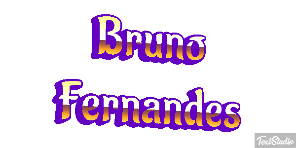 Bruno Fernandes Text effect