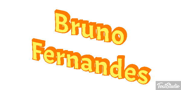 Bruno Fernandes Text effect