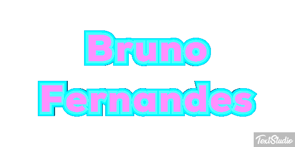 Bruno Fernandes Text effect