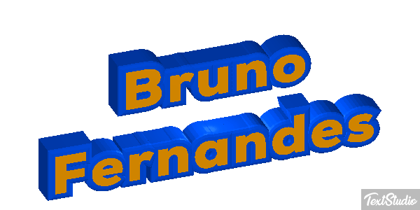 Bruno Fernandes Text effect