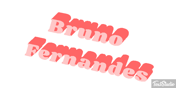 Bruno Fernandes Text effect