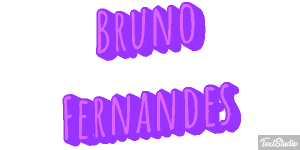 Bruno Fernandes Text effect