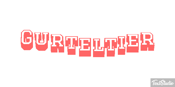 Gürteltier Effetto testo