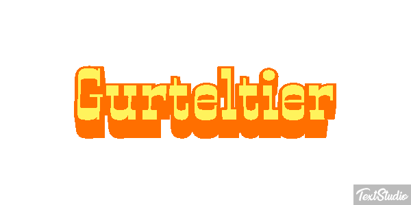 Gürteltier Effetto testo