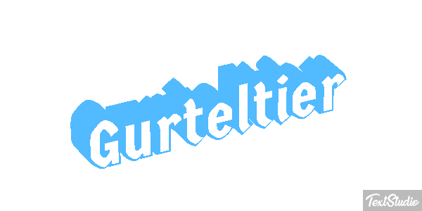 Gürteltier Effetto testo