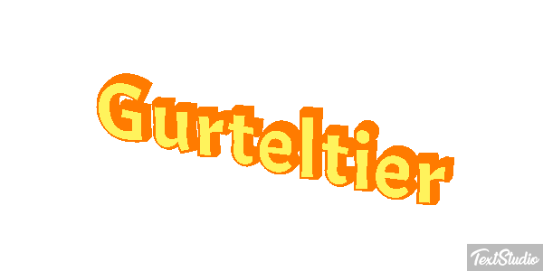 Gürteltier Effetto testo