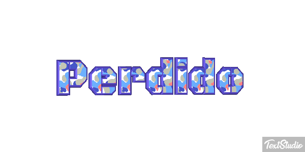 Perdido Efecto de texto