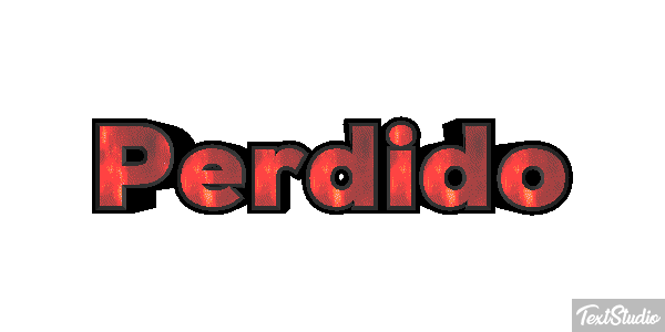 Perdido Efecto de texto
