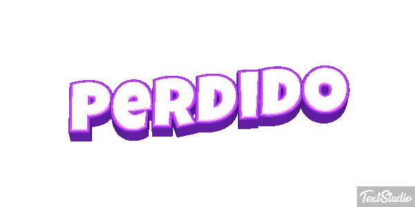 Perdido Efecto de texto
