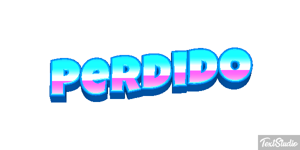 Perdido Efecto de texto