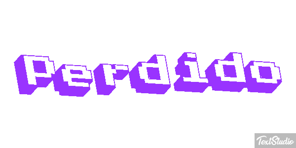 Perdido Efecto de texto
