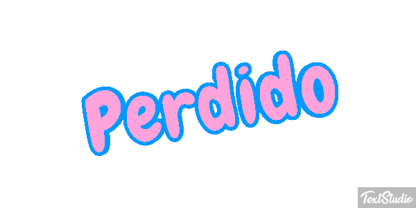 Perdido Efecto de texto