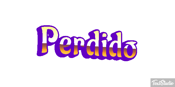 Perdido Efecto de texto