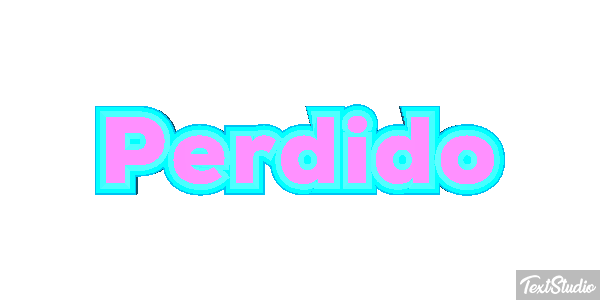 Perdido Efecto de texto