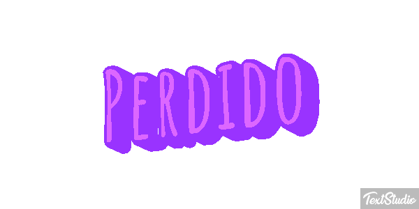 Perdido Efecto de texto