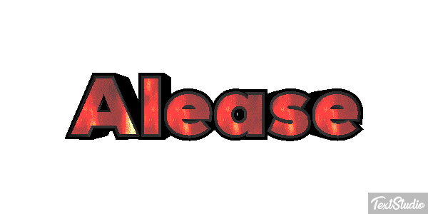 Alease Text effect