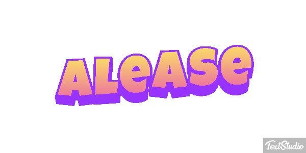 Alease Text effect