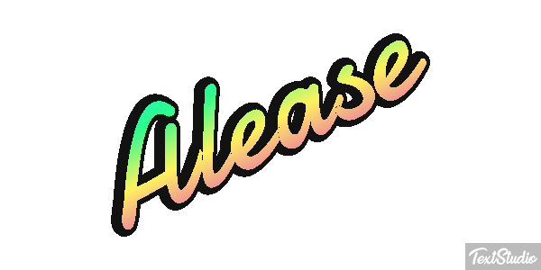 Alease Text effect