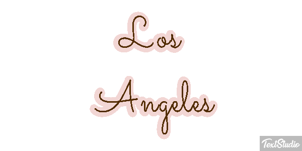 Los Angeles Efekt tekstowy