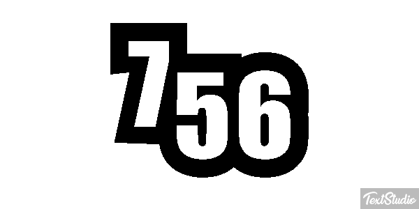 756 Text effect