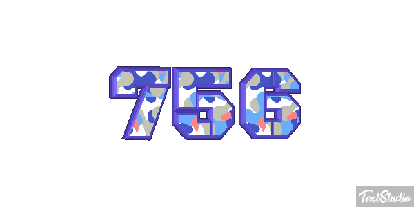 756 Text effect