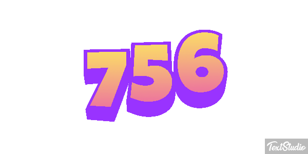 756 Text effect