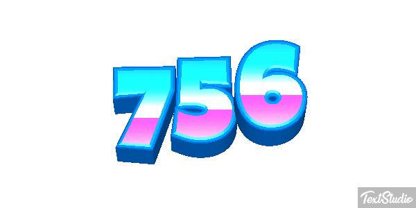 756 Text effect