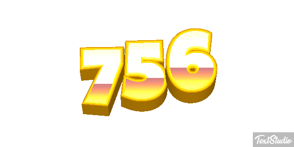 756 Text effect