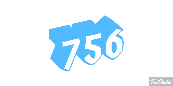 756 Text effect
