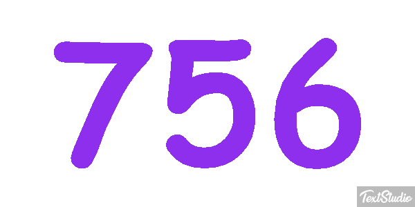 756 Text effect