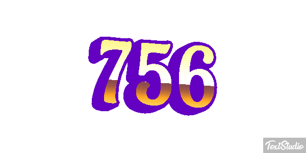 756 Text effect