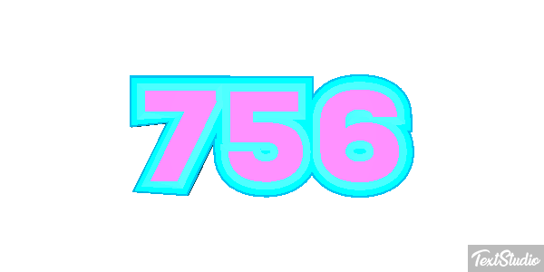756 Text effect