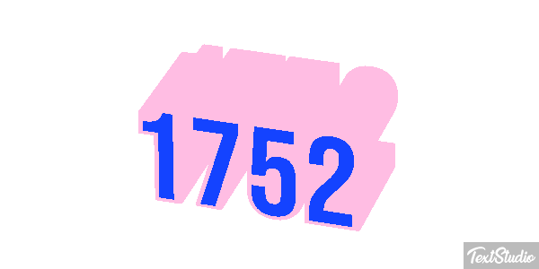 1752 Metin efekti