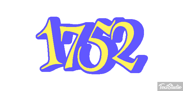 1752 Metin efekti