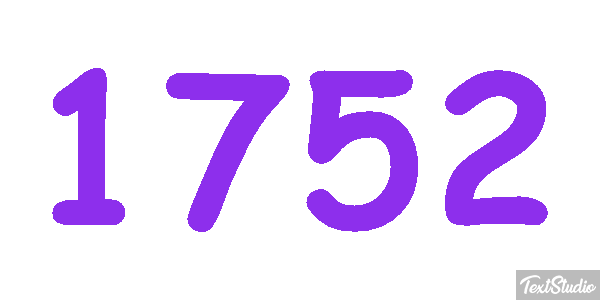 1752 Metin efekti