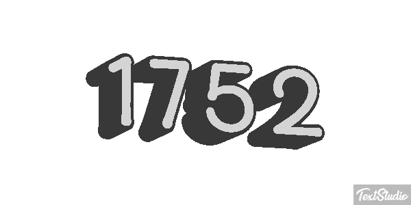 1752 Metin efekti